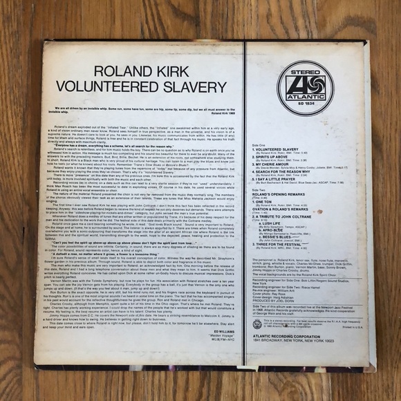 Roland Kirk vinyl record - Picture 2 of 5